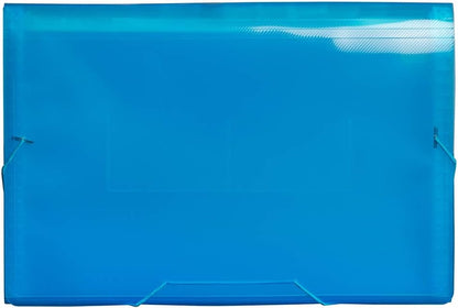 JAM Paper Accordion Folders - 13 Pocket Plastic Expanding File - Legal Size - 10 x 15 - Red - Sold Individually