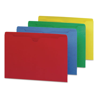 Smead File Jacket, Reinforced Straight-Cut Tab, Flat-No Expansion, Letter Size, Manila, 100 per Box (75500)