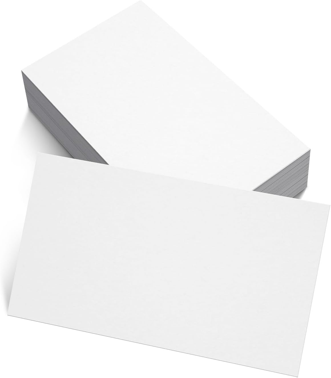 100 Sheets blank cardstock 2 x 3.5 In Heavy Weight business Card Stock 350gsm/130lb Learning Card, Note Card, Thank You Inserts, Gift Tags, Paper Crafts, Write, Draw, DIY (2X3.5 Inches)