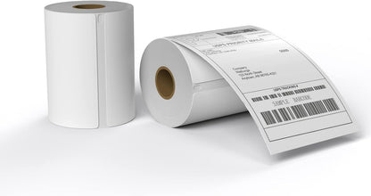 MFLABEL 4x6 Thermal Shipping Labels - 2 Rolls of 250, Perforated & Smudge-Proof Direct Thermal Labels Compatible with Rollo, Zebra, for Amazon UPS FedEx Shopify
