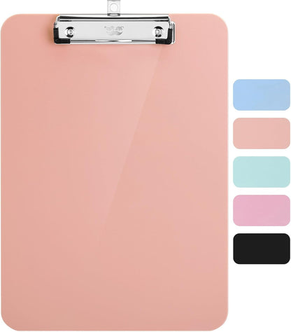 Mr. Pen- Plastic Clipboard, Letter Size, Black, Clipboard Plastic, Low-Profile Metal Clip with Retractable Hanging Hole