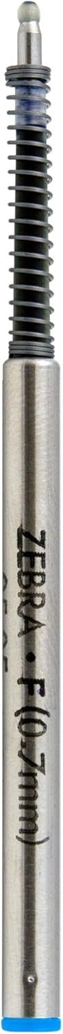 Zebra Pen Steel, F-Refill Ballpoint Ink Refills, 0.7mm Fine Point, Black Ink, Fits Zebra F-301, F-402, and F-701 Ballpoint Pens, Smooth Writing Performance, 2-Pack (85512)