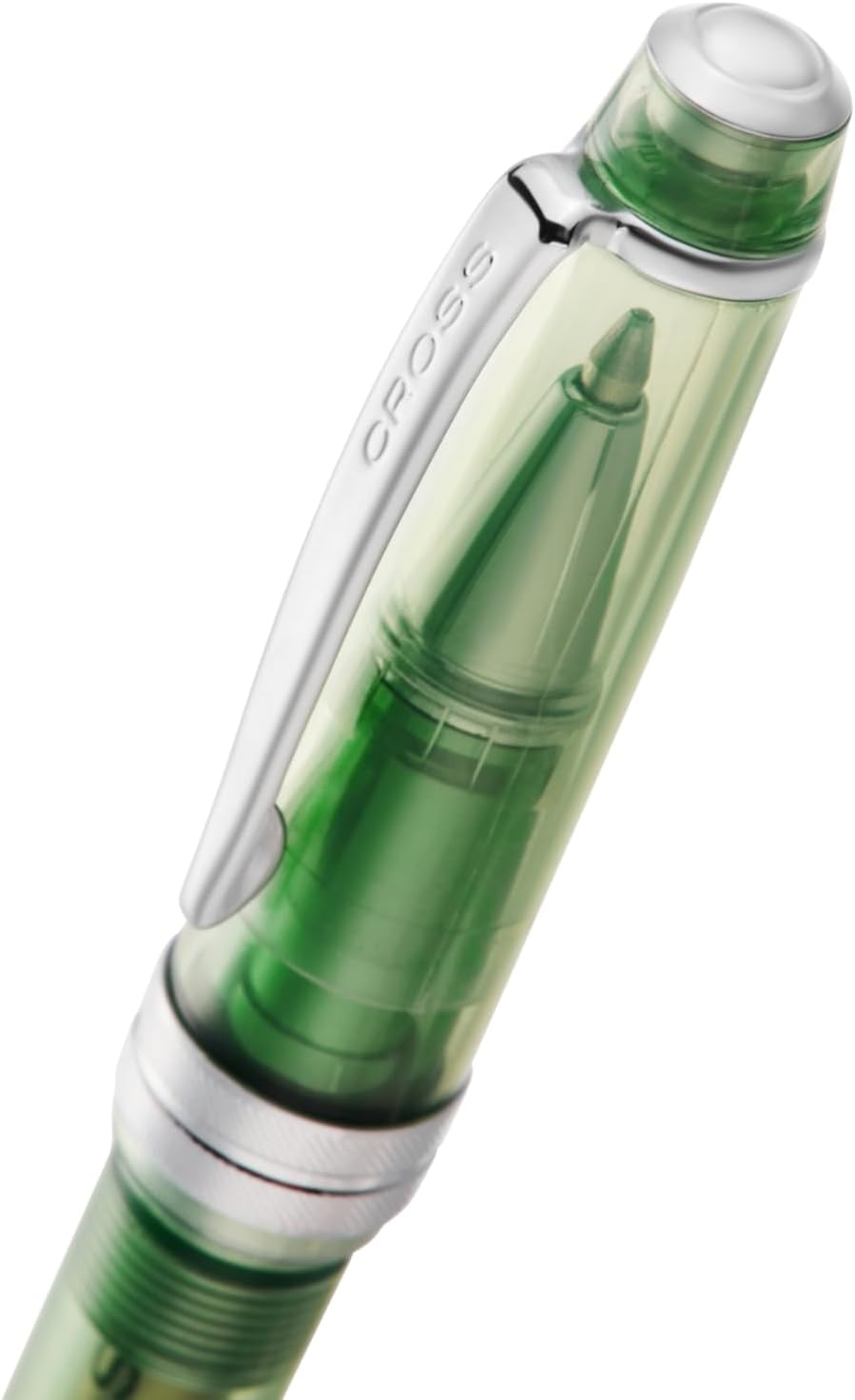 Cross Bailey Light Refillable Ballpoint Pen Presented in a Everyday Gift Box - Medium Point, Black Ink, Polished Green