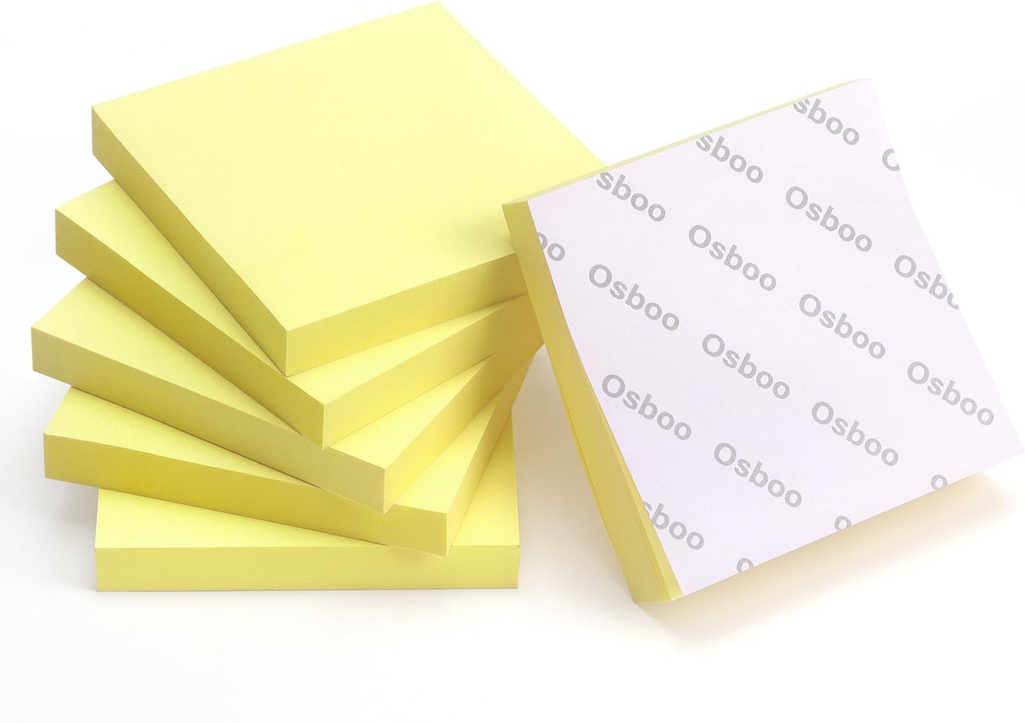 Sticky Notes 3x3 Self-Stick Notes Pads with 6 Bright Colors, Easy to Post for Office, Shool, Home, 6 Pads/Pack, 100 Sheets/Pad (Purple)