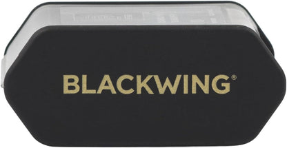 Blackwing Two-Step Long Point Pencil Sharpener, Grey, German Steel Blades, Creates Sharp Long Pencil Point, Pack of 1