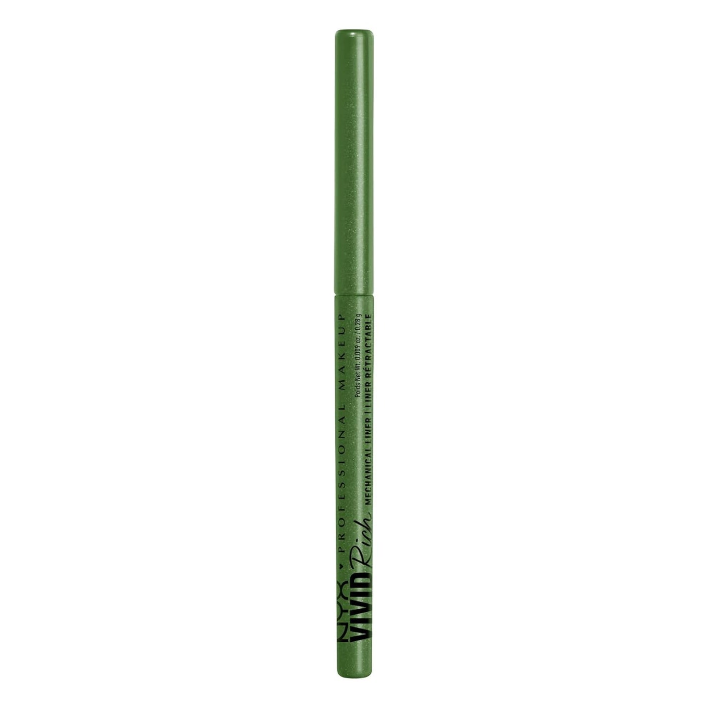 NYX PROFESSIONAL MAKEUP Vivid Rich Mechanical Eye Pencil, Vivid Rich Mechanical, Creamy Retractable Eyeliner - Smokin Topaz, Brown Eyeliner
