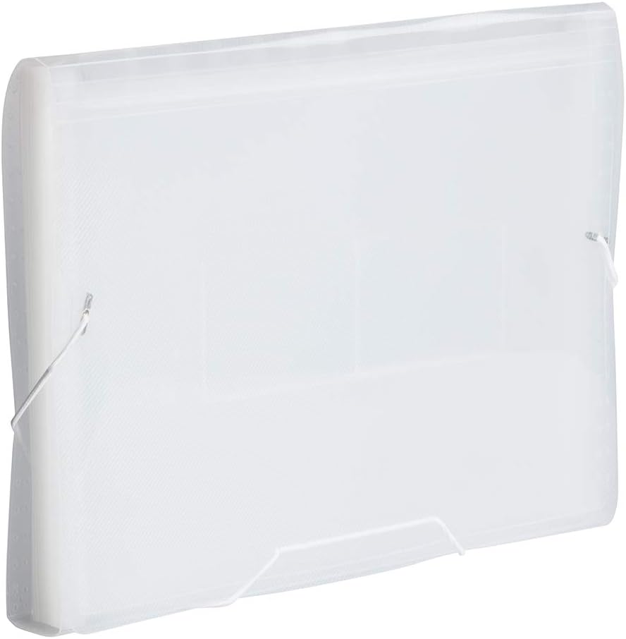 JAM Paper Accordion Folders - 13 Pocket Plastic Expanding File - Legal Size - 10 x 15 - Red - Sold Individually