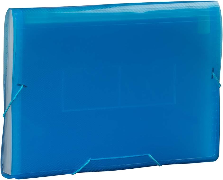 JAM Paper Accordion Folders - 13 Pocket Plastic Expanding File - Legal Size - 10 x 15 - Red - Sold Individually
