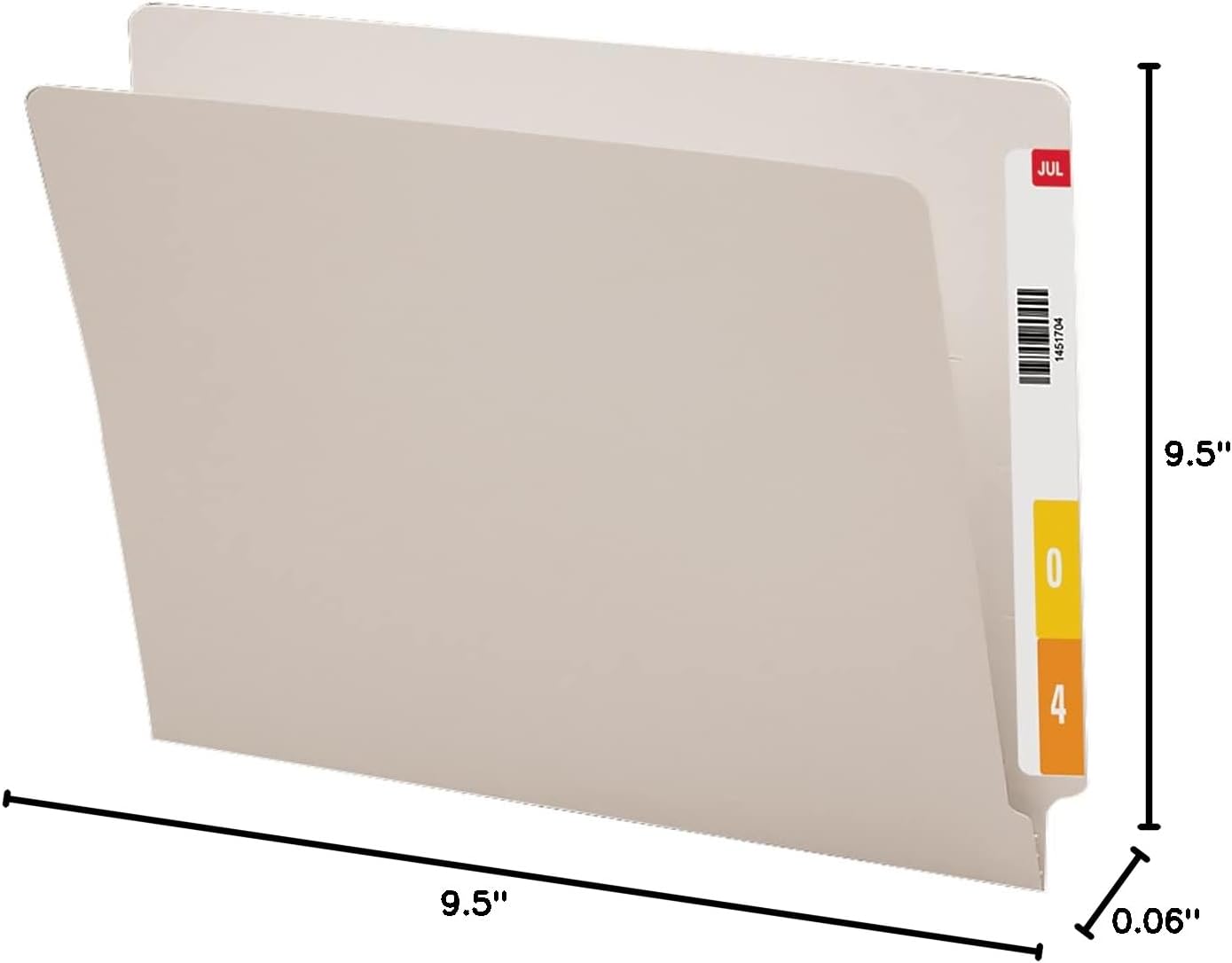 Smead End Tab File Folder, Shelf-Master Reinforced Straight-Cut Tab, Letter Size, Green, 100 per Box (25110)