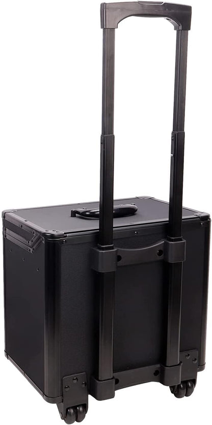 Vaultz Locking Mobile File Chest, Letter/Legal Files, 17.5" X 15.5" X 14.5", Black