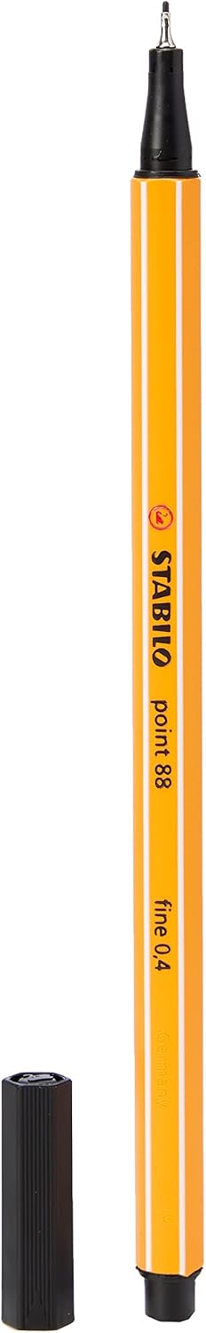 STABILO - point 88 - Fineliner - Pack of 3 - Black