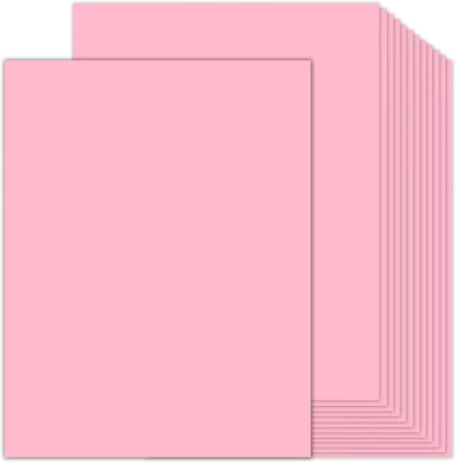 100 Sheets White Cardstock 8.5 x 11 Certificate Paper, Goefun White Card Stock Printer Paper for Invitations, Menus, Wedding, DIY Cards