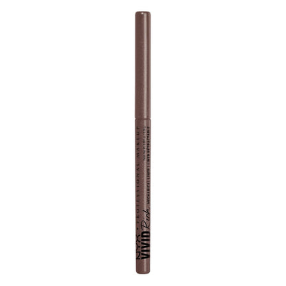 NYX PROFESSIONAL MAKEUP Vivid Rich Mechanical Eye Pencil, Vivid Rich Mechanical, Creamy Retractable Eyeliner - Smokin Topaz, Brown Eyeliner