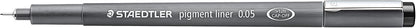 Staedtler Pigment Liner Pack, Black, 8 Pens, Assorted Line Widths, 0.05mm, 0.1mm, 0.2mm, 0.3mm, 0.5mm, 0.8mm, 1.0mm, 1.2mm