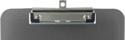 Trade Quest Plastic Clipboard Opaque Color Letter Size Low Profile Clip (Pack of 6) (Black)