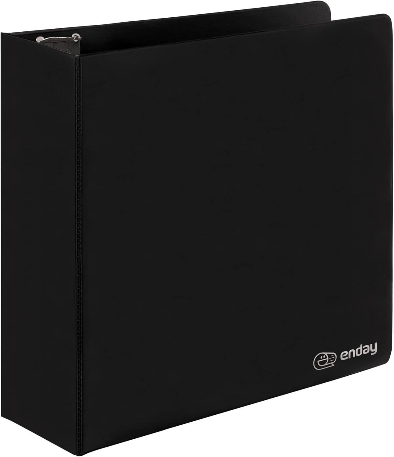 3 Inch Binder 3 Ring Binders Green, Slant D-Ring 3” Clear View Cover with 2 Inside Pockets, Heavy Duty Colored School Supplies Office and Home Binders – By Enday