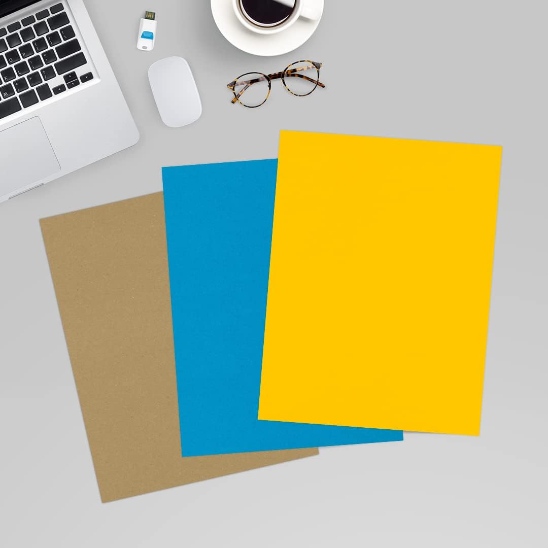 LUXPaper 8.5" x 11" Paper | Letter Size | Pastel Canary Yellow | 60lb. Text | 50 Qty