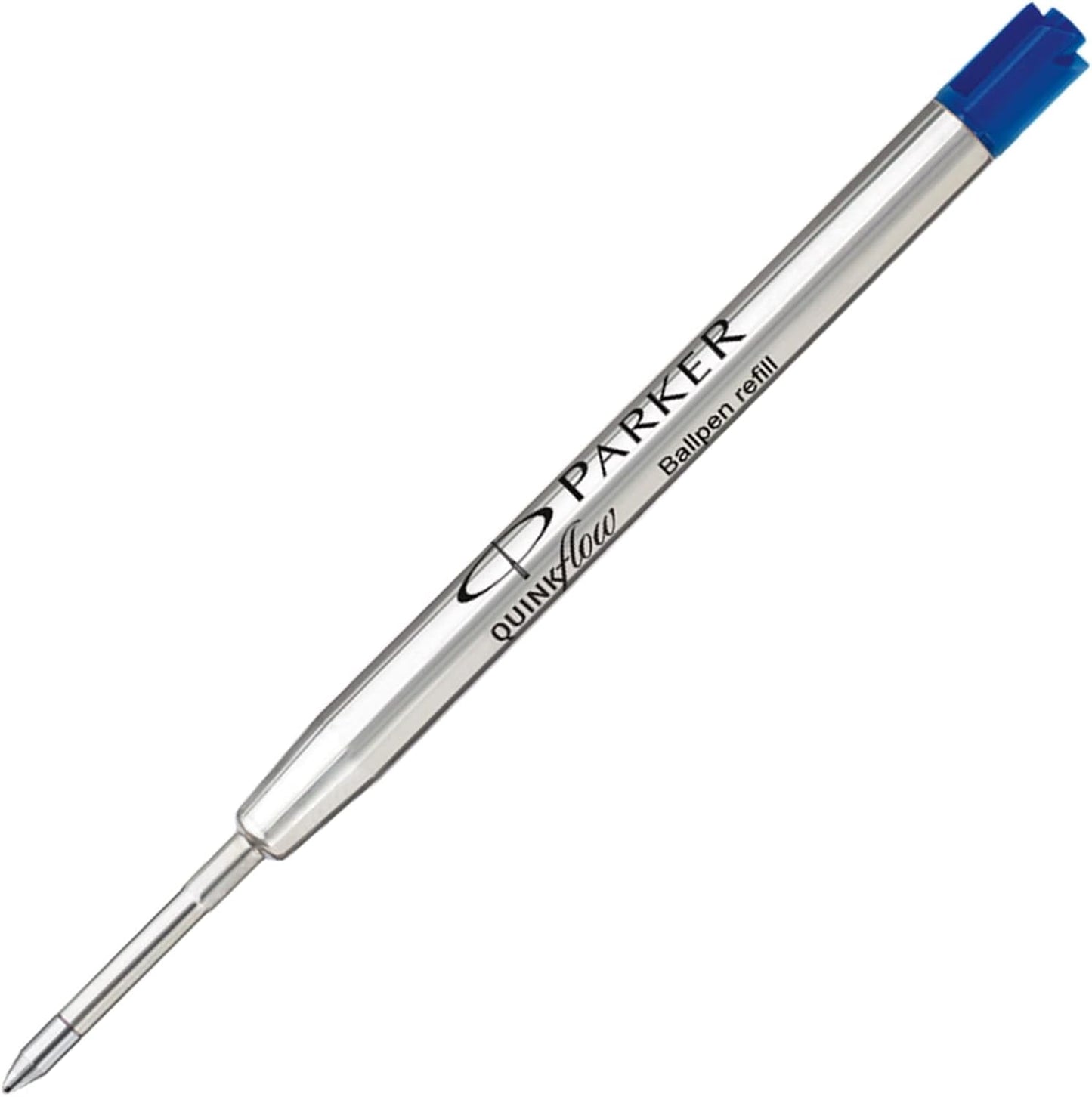 PARKER QUINKflow Ballpoint Pen Ink Refill, Medium Tip, Blue, 1 Count