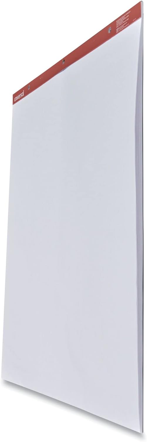 Universal 35600 Recycled Easel Pads, Unruled, 27 x 34, White, 50 Sheet (Case of 2)
