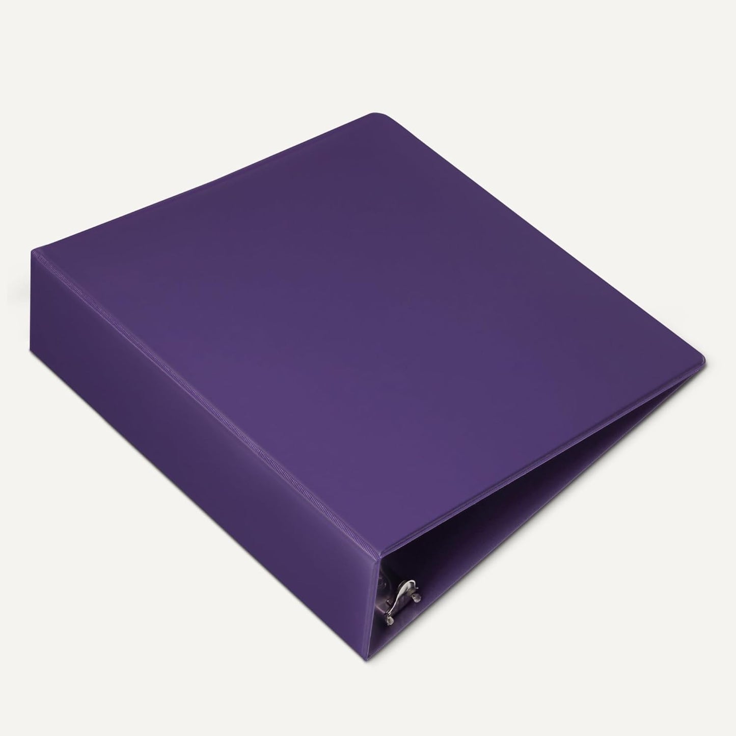 Amazon Basics 3 Ring 1.5 inch Binders with Round Metal Rings, Holds 275 Sheets, Assorted Colors, 4-Pack