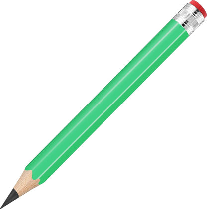 2 Pcs 13 inch Wooden Jumbo Pencils for Prop Giant Big Novelty Wood Pencil with Eraser for Fun Decor, School Projects, Party Favors, and Unique Gifts (Green)