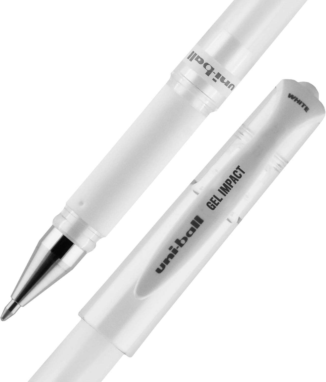 uniball Signo Gel Impact Pens, Bold Point (1.0mm), Metallic Pink Ink, 6 Pens