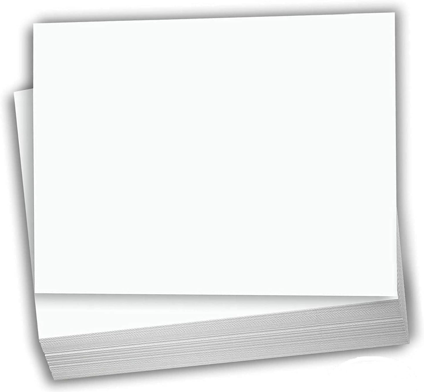 Hamilco Blank Index Cards 6" x 9" Card Stock 65lb Cover White Cardstock Paper - 100 Pack