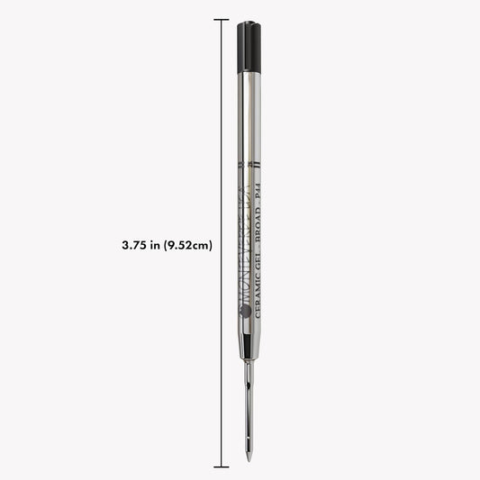 Monteverde USA Capless Ceramic Gel Refills to Fit Parker Pens, Broad Point, Blue Ink, 2-Pack – Smooth and Vibrant Writing Solution