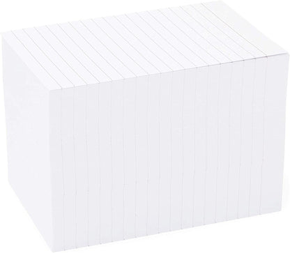 Okuna Outpost 300 Pack Vertically Ruled Index Cards - Lined Paper Vertical NoteCards - Portrait Style (3 x 5 In)