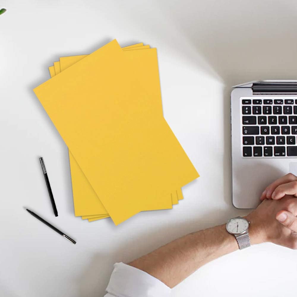 JAM PAPER Vellum Bristol 65lb Cardstock - 8.5 x 11 Coverstock - 147 gsm - Cream - 50 Sheets/Pack