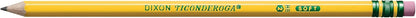 Ticonderoga Wood-Cased Pencils, Pre-Sharpened, 2 HB Soft, Yellow, 72 Count