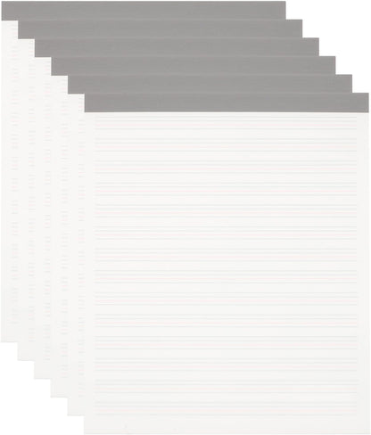 M&G 7x10 Note Pads, 6 Pack B5 Legal Pads 70 Sheets Notepads Writing Pad Graph Grid Chinese Memo Paper Tablet Kraft Cover for Work Writing Note Taking Chinese