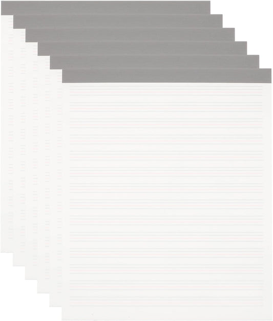 M&G 7x10 Note Pads, 6 Pack B5 Legal Pads 70 Sheets Notepads Writing Pad Graph Grid Chinese Memo Paper Tablet Kraft Cover for Work Writing Note Taking Chinese