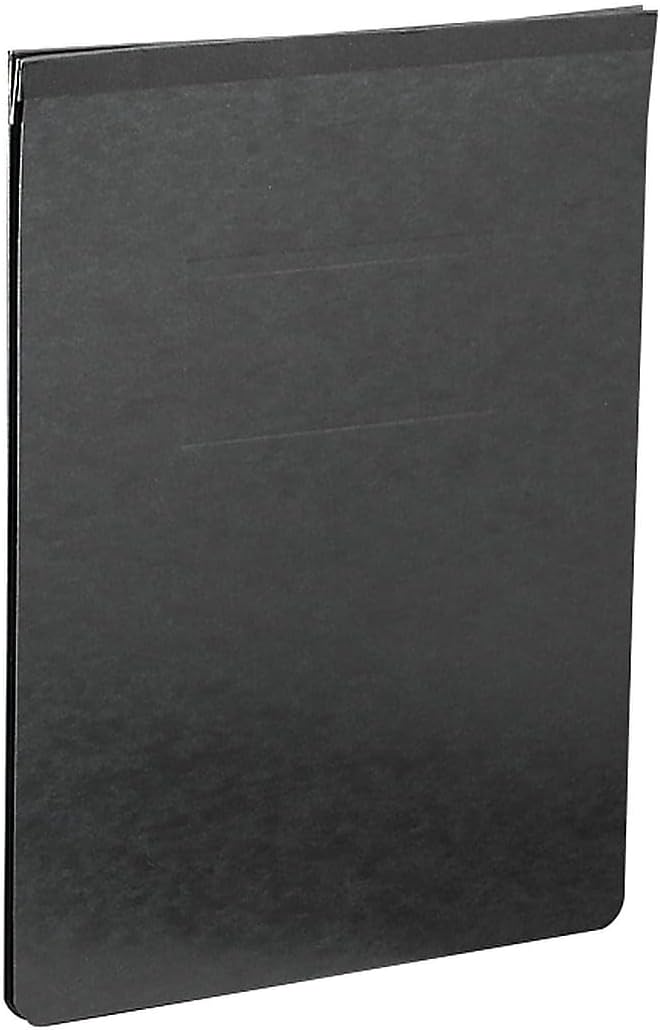Smead PressGuard Report Cover, Metal Prong with Compressor, Top Fastener, 350 Sheets/3" Capacity, 11 x 17, Black (81178)