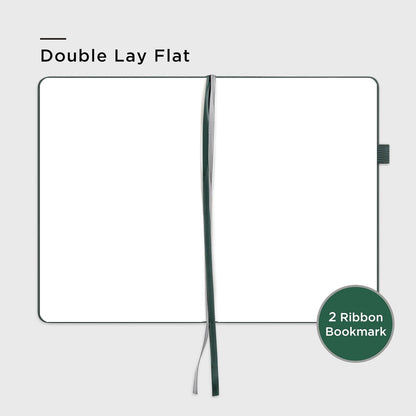 &And Per Se Lined Journal Notebook, 160 Pages, A5 5.7 x 8 inches College Ruled Thick Paper Notebook Journals for Writing, Hardcover Notebooks for Women Men Office School (1 Pack, Green) - Colors A