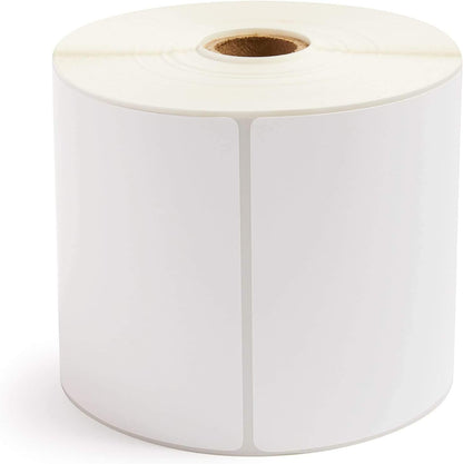 9527 Product Fanfold 4 x 6 Direct Thermal Labels White Perforated Shipping Labels, 500pcs per Stack,1 Stack