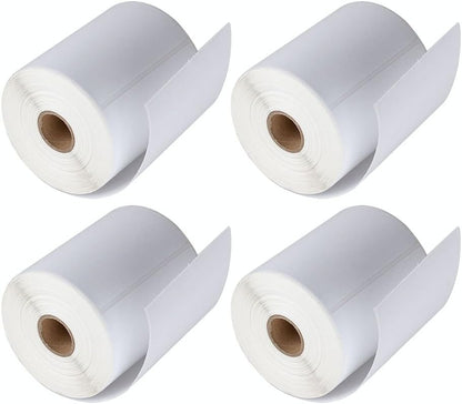 MFLABEL 4x6 Thermal Shipping Labels - 2 Rolls of 250, Perforated & Smudge-Proof Direct Thermal Labels Compatible with Rollo, Zebra, for Amazon UPS FedEx Shopify