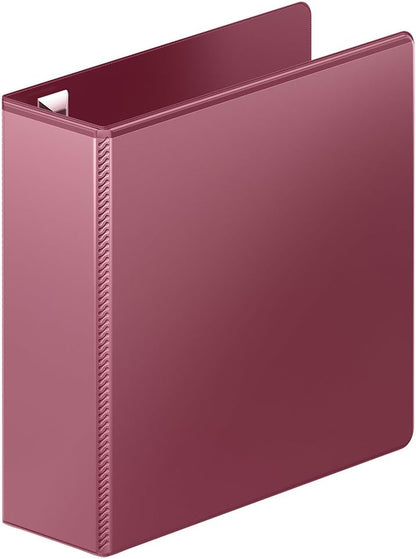 Wilson Jones 3 Ring Binder 4 Inch, Ultra Duty D-Ring View Binder with Extra Durable Hinge, Customizable, Black (W86641)