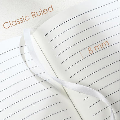 ipoul Flower Notebook, A5, 6x8, Hardcover, Lay Flat, Lined Paper, Journal for Women, Writing Notebook, Pretty, Hibiscus, Pink, Birthday Gifts for Women, Wedding Shower Gifts, Mothers Day Gift