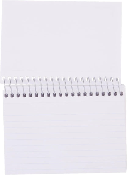 Mead Index Cards, 3" x 5", Ruled Front, Blank Back, 50 Cards, White (63130)