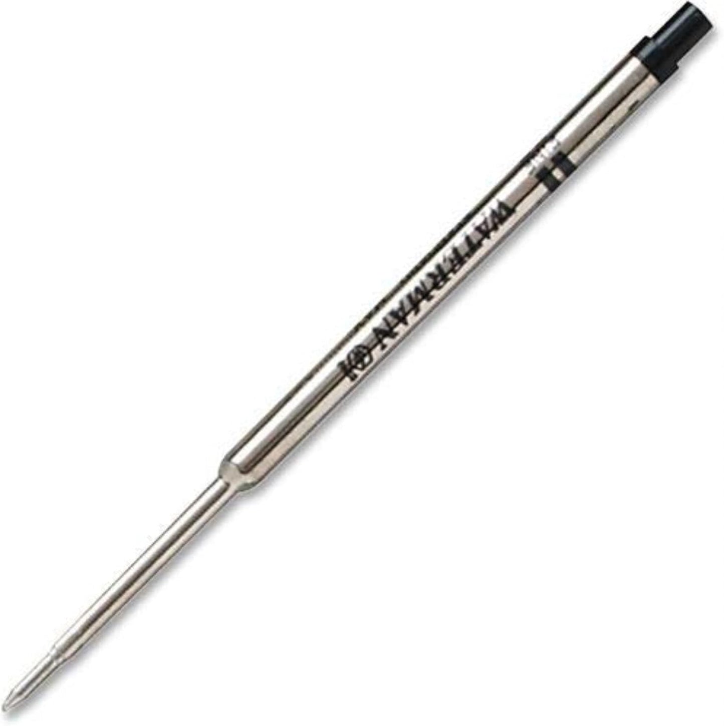 WATERMAN Ballpoint Pen Refill, Medium Point, Black Ink (834254)