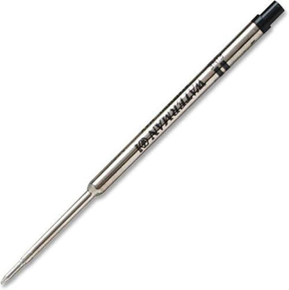 WATERMAN Ballpoint Pen Refill, Medium Point, Black Ink (834254)