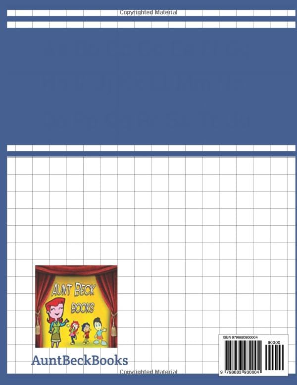 Graph paper for Multiplication: Graph paper for kids large 1/2 inch squares