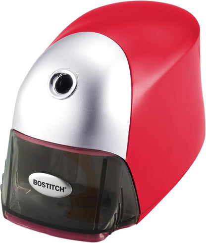 Bostitch Office QuietSharp Executive Heavy Duty Electric Pencil Sharpener for 65% Faster Sharpening and 6X Longer Cutter Life - Colored Pencil Compatible, Black