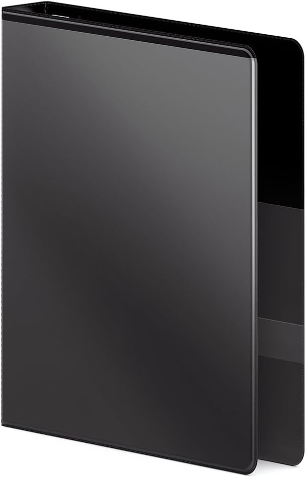 Wilson Jones 3 Ring Binder 4 Inch, Ultra Duty D-Ring View Binder with Extra Durable Hinge, Customizable, Black (W86641)