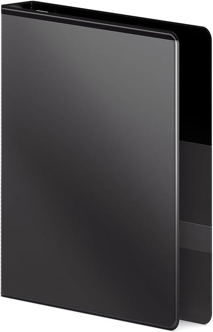 Wilson Jones 3 Ring Binder 4 Inch, Ultra Duty D-Ring View Binder with Extra Durable Hinge, Customizable, Black (W86641)