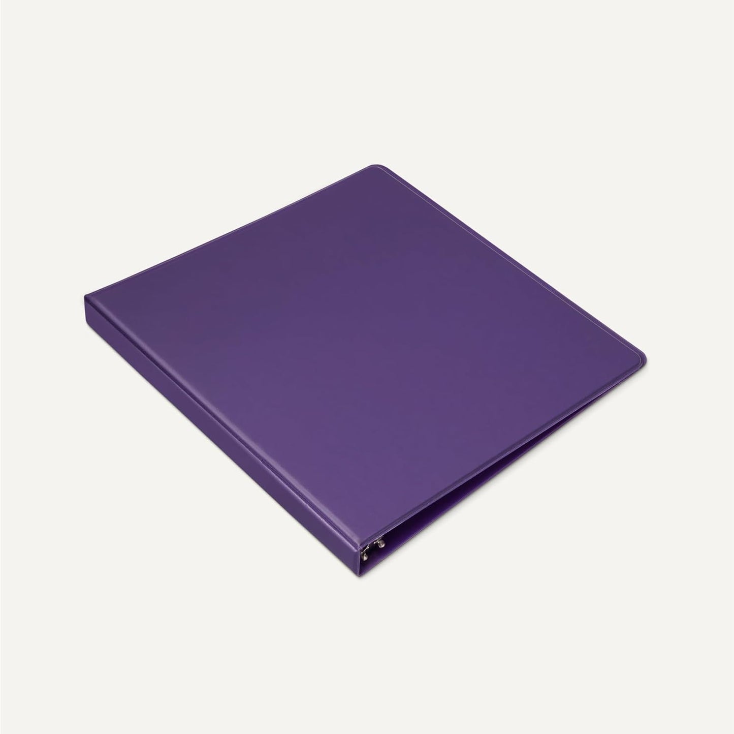 Amazon Basics 3 Ring 1.5 inch Binders with Round Metal Rings, Holds 275 Sheets, Assorted Colors, 4-Pack