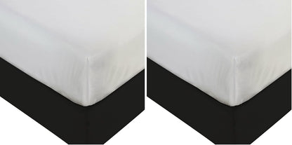 BLISSFORD Queen Plastic Mattress Protector - Heavy Duty, Fitted Vinyl - Plastic Mattress Cover, Rubber Sheets for Bedwetting Adult or Child, 100% Waterproof Fitted Sheet Queen