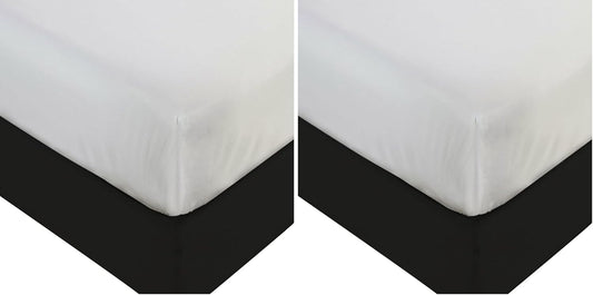BLISSFORD Queen Plastic Mattress Protector - Heavy Duty, Fitted Vinyl - Plastic Mattress Cover, Rubber Sheets for Bedwetting Adult or Child, 100% Waterproof Fitted Sheet Queen