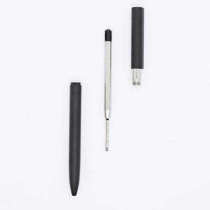DunBong Pen Refills, Black Ink Refill Pack of 5, Replaceable Ballpoint Pen Refills, Medium Point Metal Refill (Black)